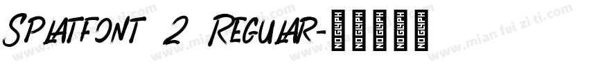 Splatfont 2 Regular字体转换